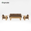 kinglife colletion luxury teak sofa set