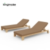 luxury teak malta collection sun lounger