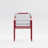 Modern Aluminum Afterglow Collection Dining Chair KM18013A