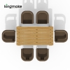 Modern Teak Wood Rectangular Outdoor Dining Set – Mali Collection