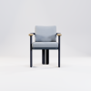 Modern Aluminum Rope Woven Garden Chair KMD18001