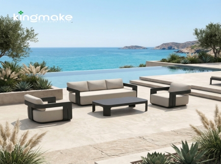 Aluminum Outdoor Sofa: Essential for Hospitality & Commercial Spaces