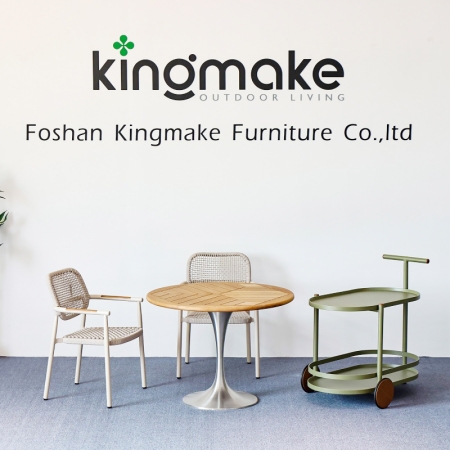 Modern Aluminum Woven Outdoor Dining Set KM18018