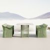 Aluminum Turquoise Series Outdoor Dining Set KMD18006