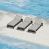 Aluminum Rope Woven Sun Lounger KMD18001