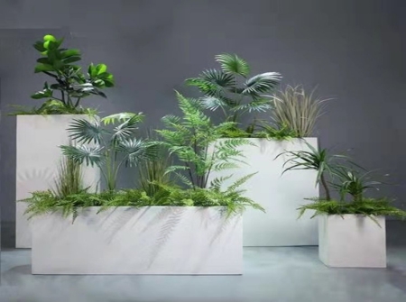 Modern GRC Rectangle Outdoor Planter KM9005