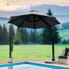 High-end Aluminum Cantilever Umbrellas KMS8601-4R