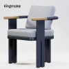 Modern Aluminum Rope Woven Garden Chair KMD18001