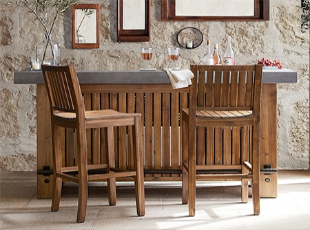 Premium Solid Teak Outdoor Kitchen Cabinets KMO1505