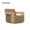 Modern Teak Neo Collection Outdoor Single Sofa KM18026-T