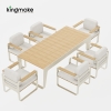 Alpha Collection Luxury Restaurant Dining Table Set 