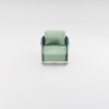 Modern Aluminum URound Collection Single Sofa KM18014