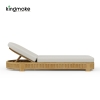luxury teak amalfi collection sun lounger