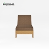 kinglife colletion luxury teak sun lounger