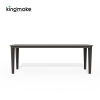 Cima Collection Modern Minimalist Aluminum Outdoor Dining Set