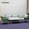 Contemporary Aluminum Woven Outdoor Sofa KM18022