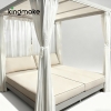 Modern Aluminum Outdoor Canopy Daybed KM18025