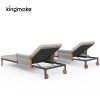 Albert Collection Rope Weave Aluminum Sun Lounger