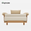 Duvo Collection Modern Teak Single Sofa