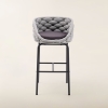 Aluminum Rope Woven Outdoor Bar Stool KM7203