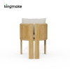 luxury teak amalfi collection dining chair