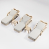 Luxury Teak Outdoor Sun Loungers KMD18016