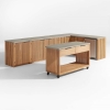 Premium Solid Teak Outdoor Kitchen Cabinets KMO1502