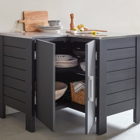 Aluminum Outdoor Kitchen Corner Cabinet KMO1311