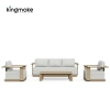 Modern Teak Outdoor Sofa KM18038