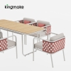 Nex Collection Aluminum Weave Outdoor Dining Set
