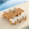 Luxury Teak Outdoor Dining Set KMD18003