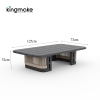Laguna Collection Aluminum Modular Outdoor Sectional Sofa With Hand-Woven Rope