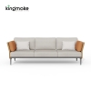 Rope Weave Aluminum Conversation Sofa Set
