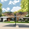 Quad-Section Canopy Patio Umbrella KMS1623-4H