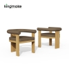 Modern Teak Wood Outdoor Dining Chair – Mali Collection