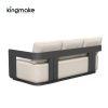 Modern Aluminum Neo Collection Three Seater Outdoor Sofa KM18026