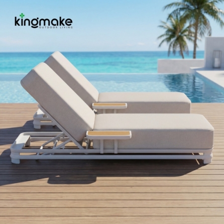 High-End Aluminum Sun Lounger KM18037