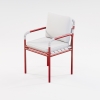 Modern Aluminum Afterglow Collection Dining Chair KM18013A