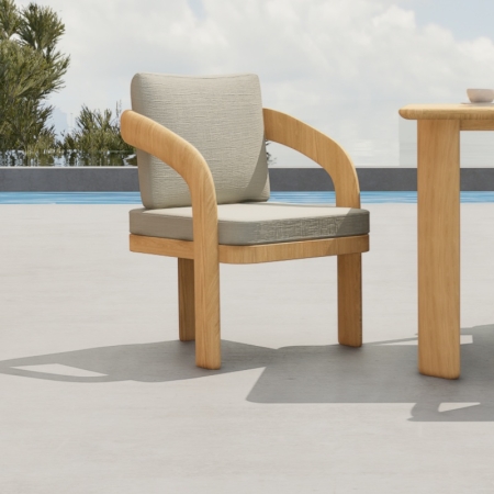 Luxury Teak Outdoor Chair KMD18016