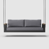 Modern Aluminum Two-Seater Swing Chair KM6705