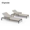 Albert Collection Rope Weave Aluminum Sun Lounger