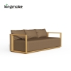 high-end maui cane collection three-seater sofa 