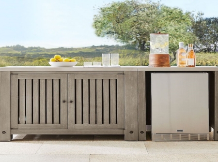 Premium Solid Teak Outdoor Kitchen Cabinets KMO1506