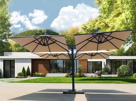 Quad-Section Canopy Patio Umbrella KMS1623-4H