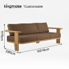 kinglife colletion luxury teak sofa set