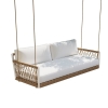 Aluminum Woven Double Outdoor Swing Chair KM6703