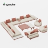 Duvo Collection Aluminum Corner Sofa Set
