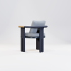 Modern Aluminum Rope Woven Garden Chair KMD18001