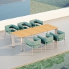Lake Green 6-Person Outdoor Dining Set KMD18008