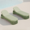 Aluminum Turquoise Series Sun Lounger KMD 18006